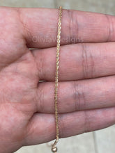 Adjustable 14K Rose Gold Over 925 Sterling Silver Sparkle Glitter Margarita Twisted Rock Chain 2.00mm Necklace, Diamond Cut